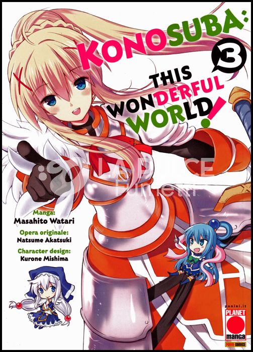 CAPOLAVORI MANGA #   145 - KONOSUBA! - THIS WONDERFUL WORLD 3