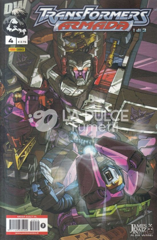 MEGA CULT #     14 TRANSFORMERS #  4: ARMADA 1 DI 3