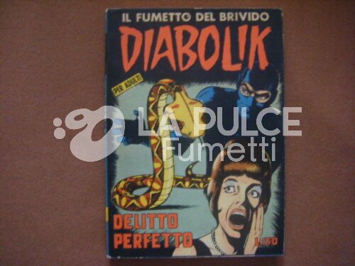 DIABOLIK ORIGINALE 1A SERIE #    18: DELITTO PERFETTO