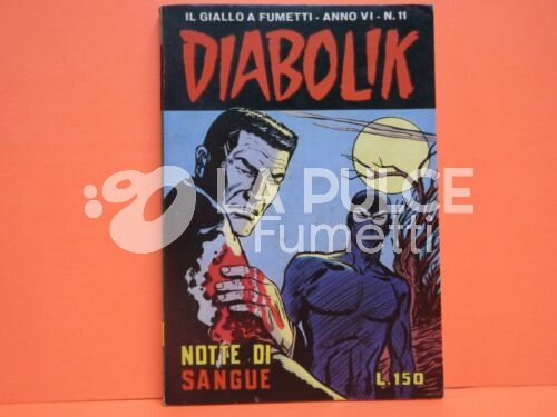 DIABOLIK ORIGINALE ANNO  6 #    11: NOTTE DI SANGUE