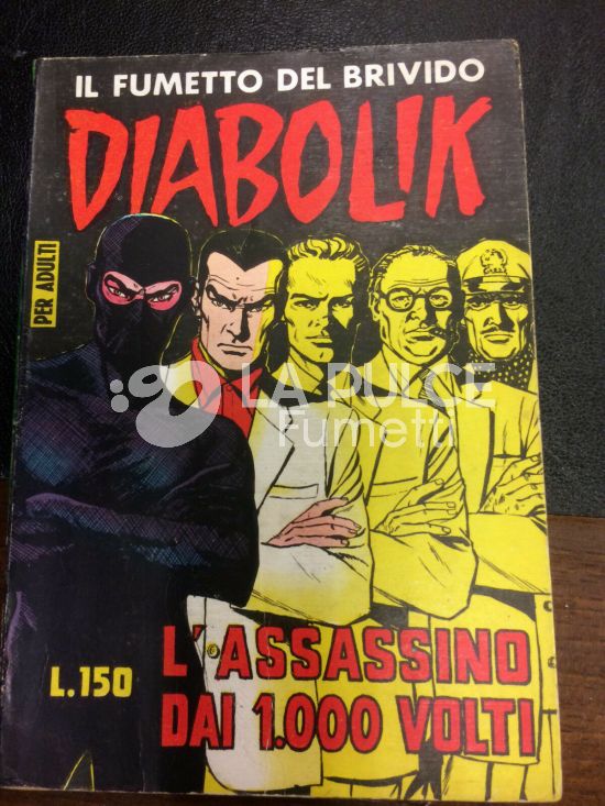 DIABOLIK ORIGINALE 1A SERIE #    24: L'ASSASSINO DAI MILLE VOLTI