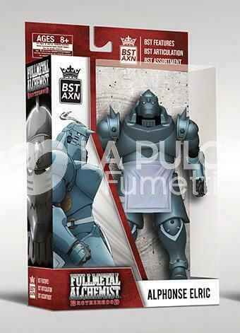 FULL METAL ALCHEMIST - ALPHONSE ELRIC - ACTION FIGURE  13 CM   BST AXN ARTICOLATA