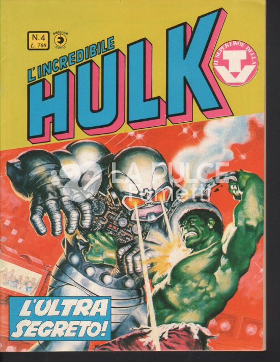 HULK #     4: L'ULTRA SEGRETO!