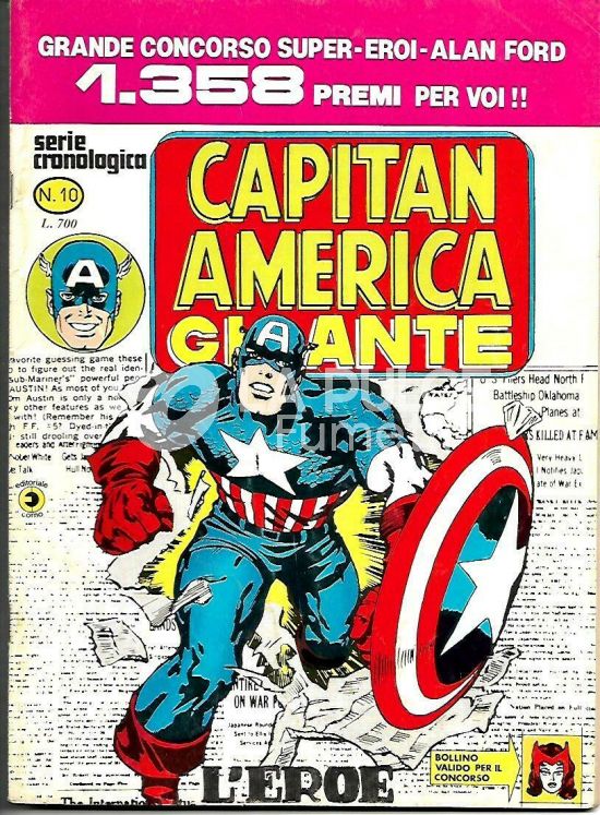 CAPITAN AMERICA GIGANTE #    10: L'EROE