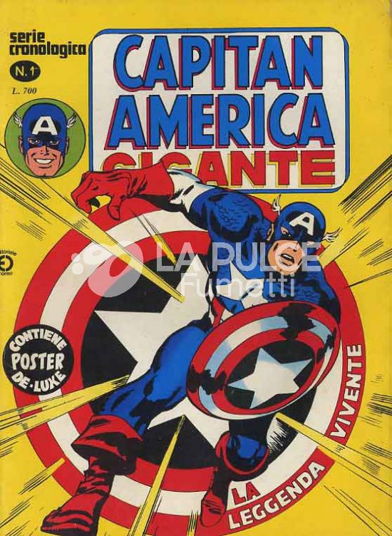 CAPITAN AMERICA GIGANTE #     1: LA LEGGENDA VIVENTE - NO POSTER