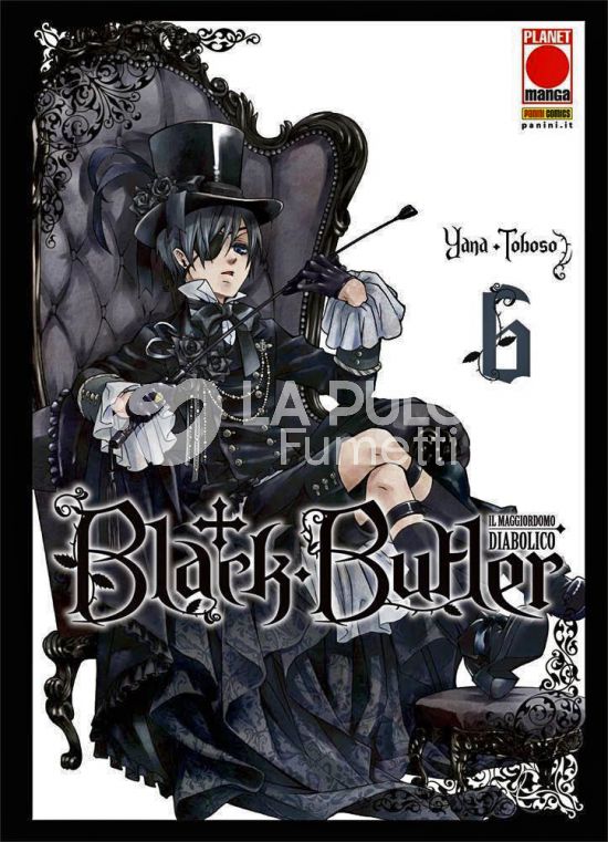 BLACK BUTLER #     6 - IL MAGGIORDOMO DIABOLICO - KUROSHITSUJI - 1A RISTAMPA