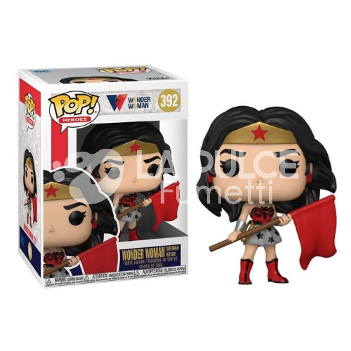WONDER WOMAN SUPERMAN RED SON- DC HEROES - VINYL FIGURE #   392 - POP FUNKO