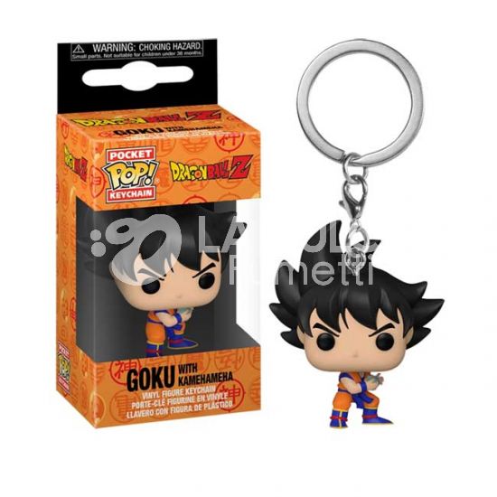 DRAGONBALL Z: GOKU WITH KAMEHAMEHA  - POP FUNKO POCKET KEYCHAN 4 CM