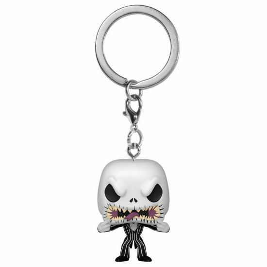 NIGHTMARE BEFORE CHRISTMAS: JACK SKELLINGTON - POP FUNKO POCKET KEYCHAN 4 CM