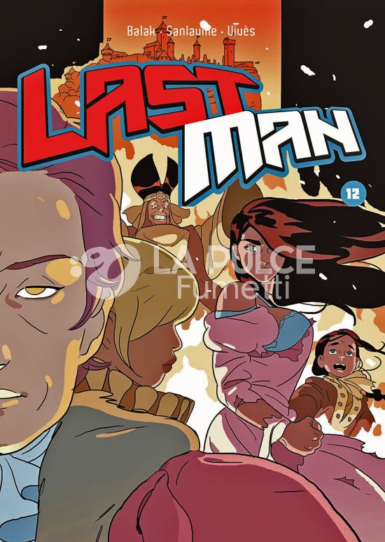 LAST MAN #    12 + ADESIVI