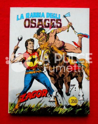 ZENITH #   170 - ZAGOR 119: LA RABBIA DEGLI OSAGES CON INSERTO