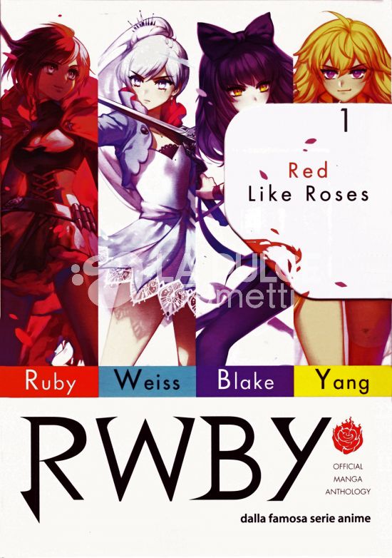 RWBY OFFICIAL MANGA ANTHOLOGY - COFANETTO COMPLETO - VOLUMI 1-2-3-4