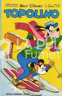 TOPOLINO LIBRETTO #   274 + BOLLINO