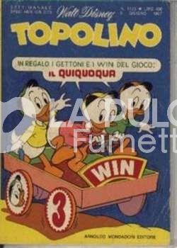 TOPOLINO LIBRETTO #  1123 + PUNTI