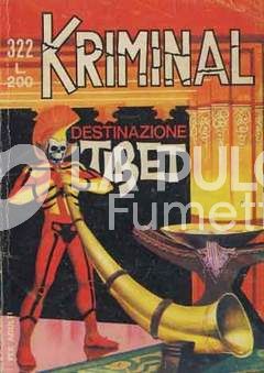 KRIMINAL #   322: DESTINAZIONE TIBET
