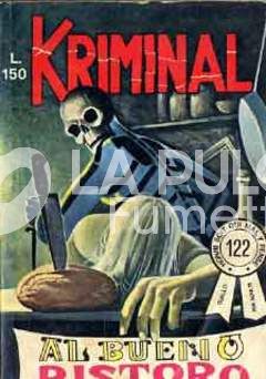 KRIMINAL #   122: AL BUENO RISTORO