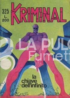 KRIMINAL #   325: LA CHIAVE DELL'INFINITO