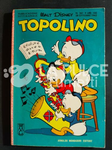 TOPOLINO LIBRETTO #   361 + BOLLINO E FIGURINE