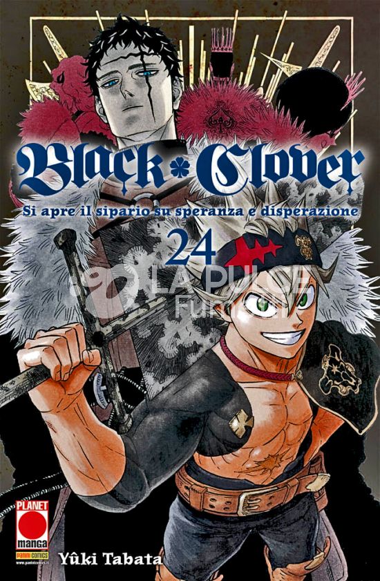 PURPLE #    37 - BLACK CLOVER 24 - 1A RISTAMPA