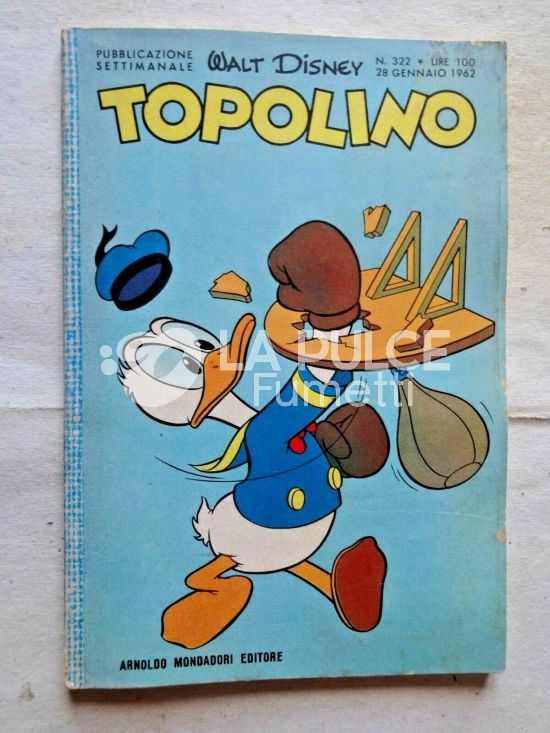 TOPOLINO LIBRETTO #   322 + BOLLINO NO ADESIVI