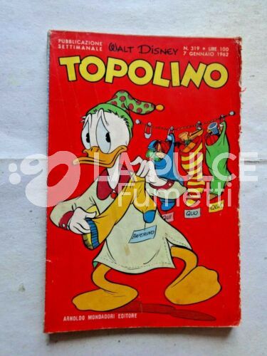 TOPOLINO LIBRETTO #   319 + BOLLINO E ADESIVI