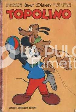 TOPOLINO LIBRETTO #   331 + BOLLINO E ADESIVI