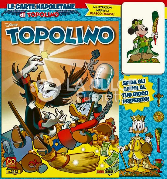 TOPOLINO LIBRETTO #  3442 - LE CARTE NAPOLETANE DI TOPOLINO PARTE 2 - BASTONI E SPADE