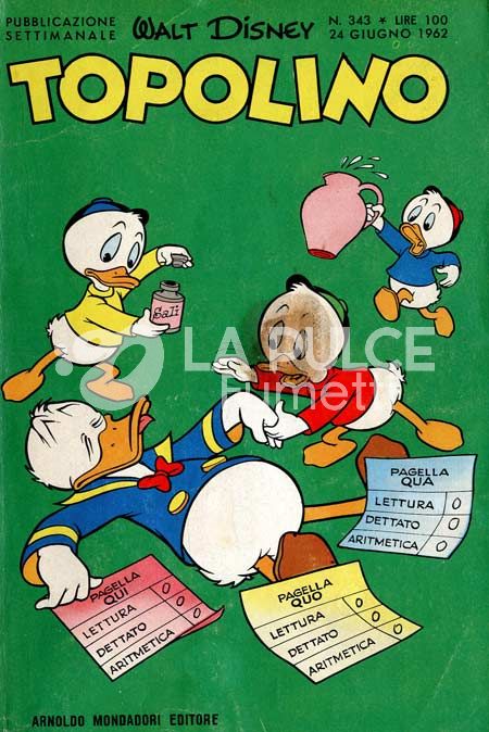 TOPOLINO LIBRETTO #   343 + BOLLINO + ADESIVI