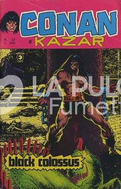 CONAN E KAZAR #    33: BLACK COLOSSUS