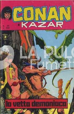 CONAN E KAZAR #    36: LA VETTA DEMONIACA