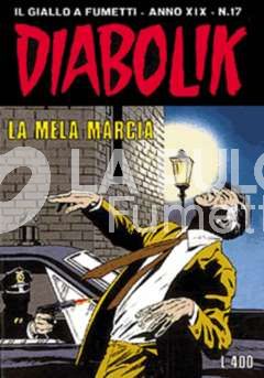 DIABOLIK ORIGINALE ANNO 19 #    17: LA MELA MARCIA