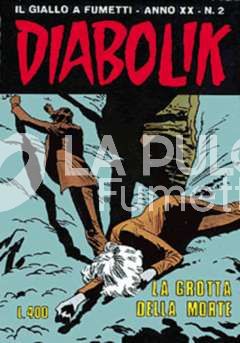 DIABOLIK ORIGINALE ANNO 20 #     2: LA GROTTA DELLA MORTE