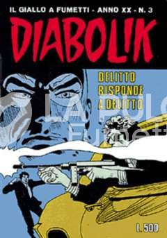 DIABOLIK ORIGINALE ANNO 20 #     3: DELITTO RISPONDE A DELITTO