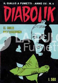 DIABOLIK ORIGINALE ANNO 20 #     4: IL BACIO DELL'ASSASSINO