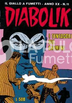 DIABOLIK ORIGINALE ANNO 20 #    11: I TENTACOLI DEL CRIMINE