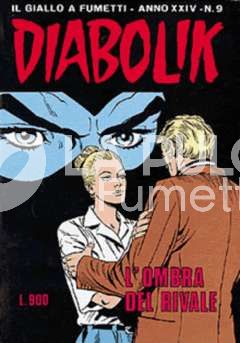 DIABOLIK ORIGINALE ANNO 24 #     9: L'OMBRA DEL RIVALE