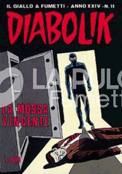 DIABOLIK ORIGINALE ANNO 24 #    11: LA MOSSA VINCENTE