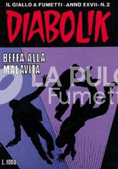 DIABOLIK ORIGINALE ANNO 27 #     2: BEFFA ALLA MALAVITA