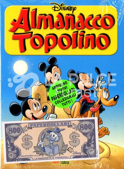 ALMANACCO TOPOLINO #     2 + BANCONOTA PAPERDOLLARI 2021 - PICO DE PAPERIS