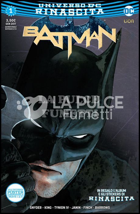 BATMAN #   114 - BATMAN 1 - RINASCITA  NO POSTER