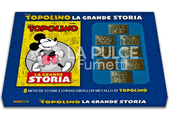 TOPOLINO LA GRANDE STORIA - BOX SET FRANCOBOLLI METALLICI