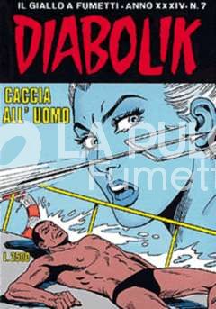 DIABOLIK ORIGINALE ANNO 34 #     7: CACCIA ALL'UOMO