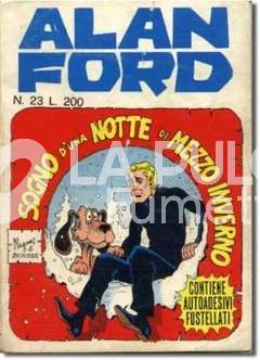 ALAN FORD ORIGINALE #    23: SOGNO DI UNA NOTTE DI MEZZO INVERNO - NO ADESIVI