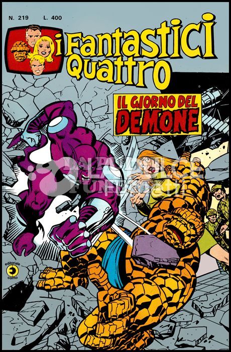 FANTASTICI QUATTRO #   219: IL GIORNO DEL DEMONE