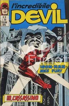 L'INCREDIBILE DEVIL #    41: IO L'ASSASSINO