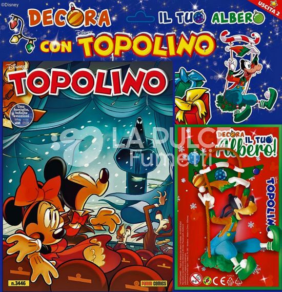 TOPOLINO LIBRETTO #  3446 + IL 3D DI PIPPO DA APPENDERE ALL'ALBERO DI NATALE