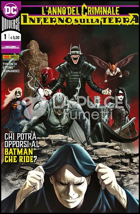 DC CROSSOVER - L'ANNO DEL CRIMINALE: INFERNO SULLA TERRA 1/2 COMPLETA NUOVI