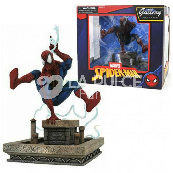 MARVEL GALLERY - SPIDER-MAN 1990 PVC DIORAMA 25 CM