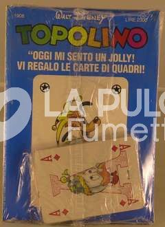 TOPOLINO LIBRETTO #  1908 + ALLEGATO CARTE