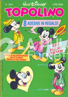 TOPOLINO LIBRETTO #  1824 + ADESIVI IN REGALO